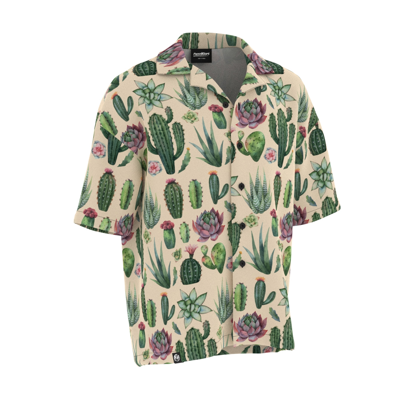 Cactus Oversized Button Shirt