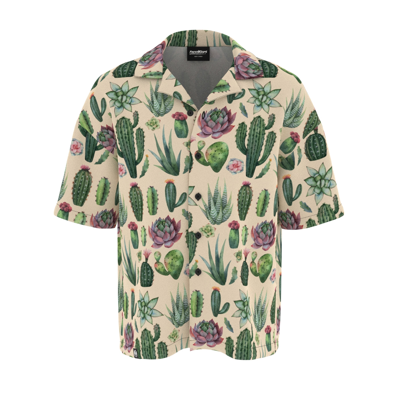Cactus Oversized Button Shirt