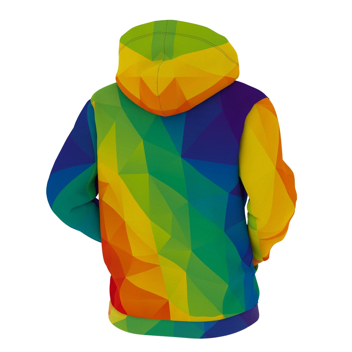 Cubes Rainbow Zip Up Hoodie