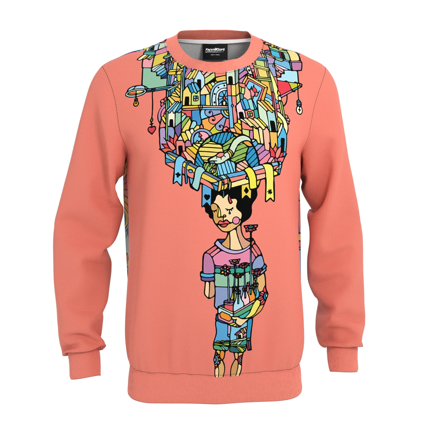 Porta Peach Sweatshirt