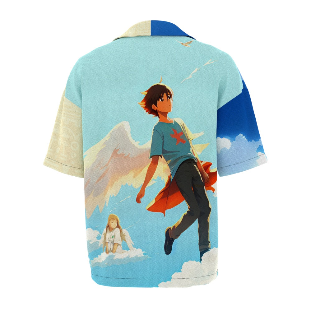 Heaven's Door Oversized Button Shirt