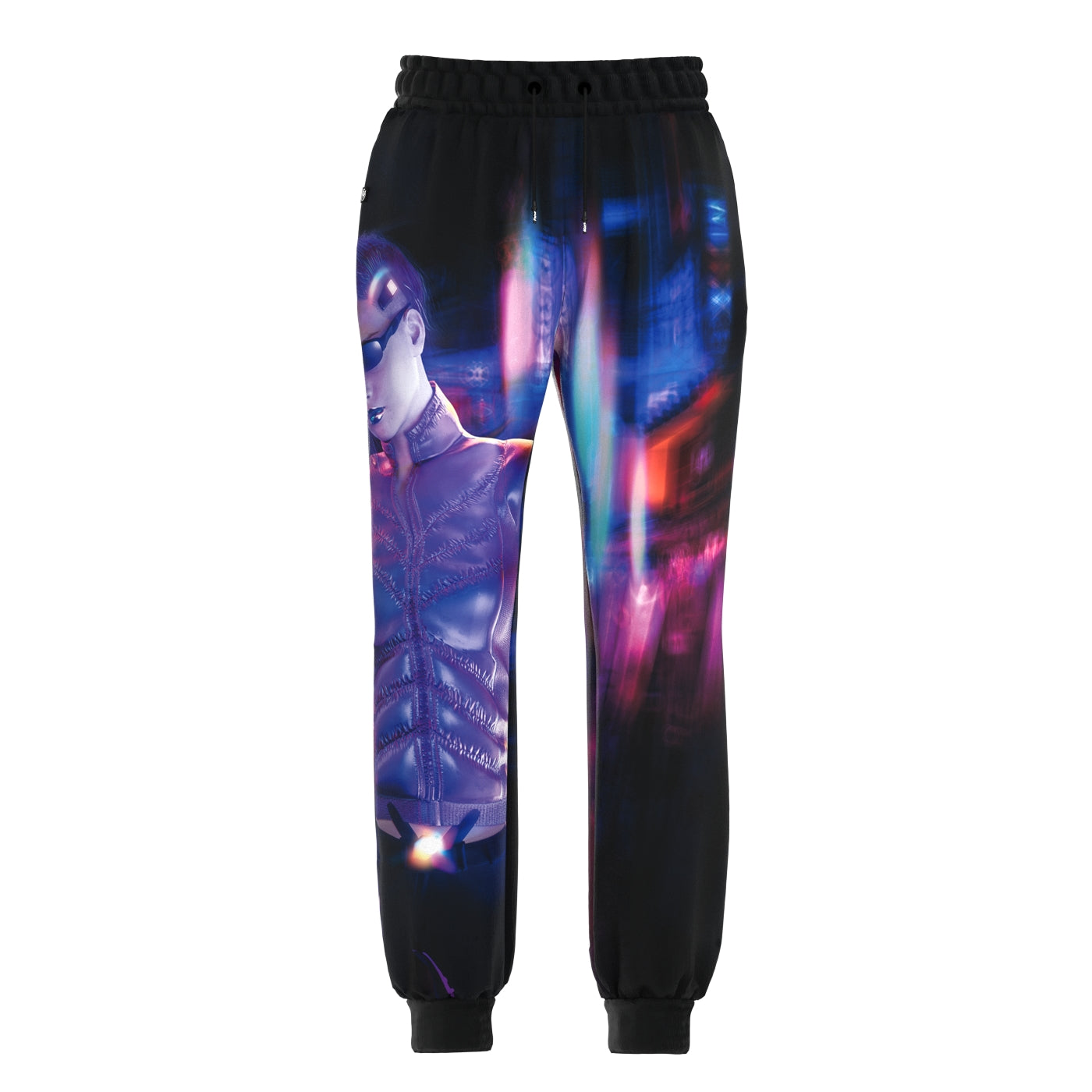 Gradient Print Bottom Sweatpants Women Plus Size Pockets High