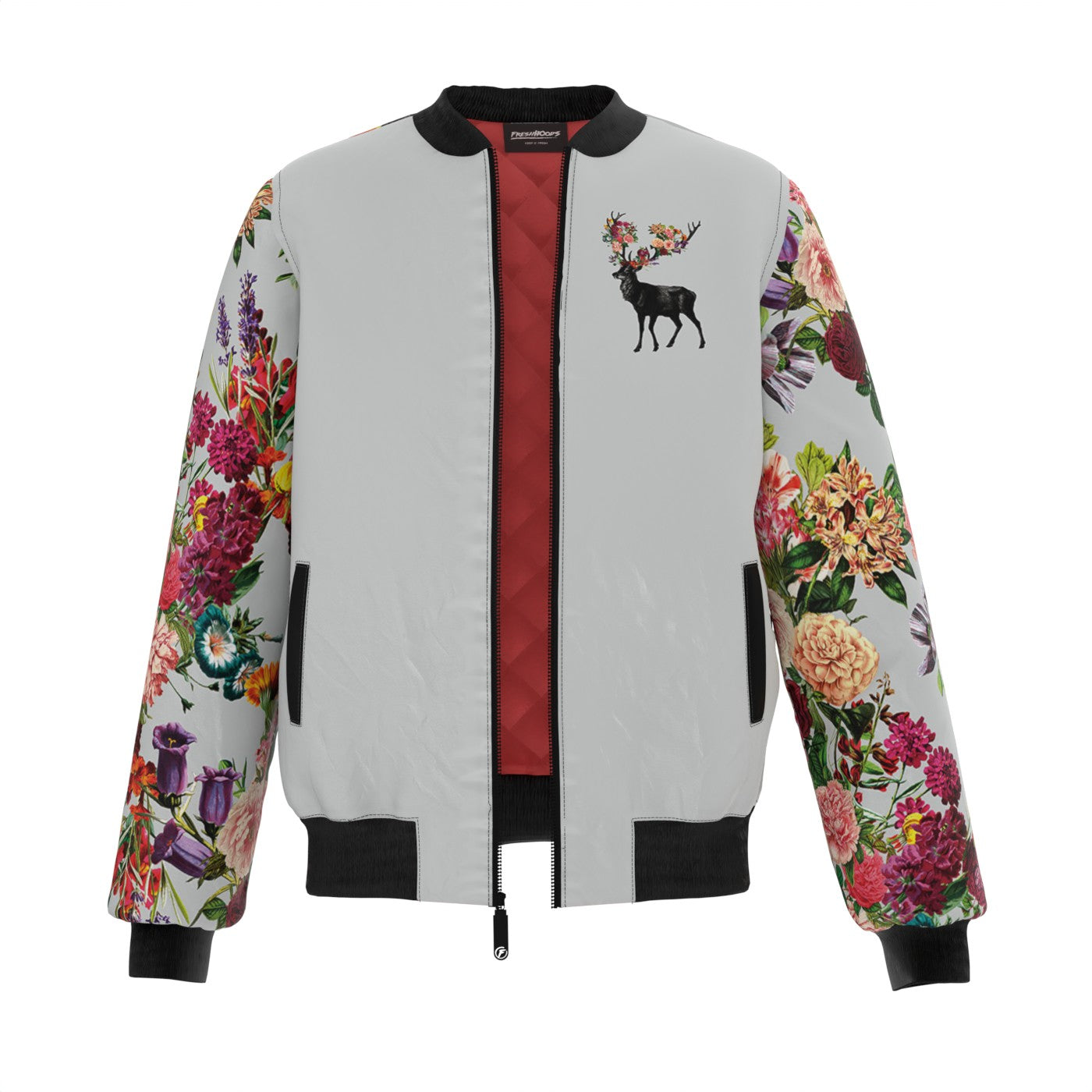 Fresh Hoods Geometric Tiger Bomber Jacket