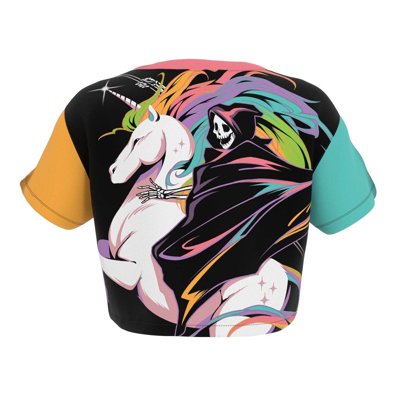 Death Unicorn Crop Top