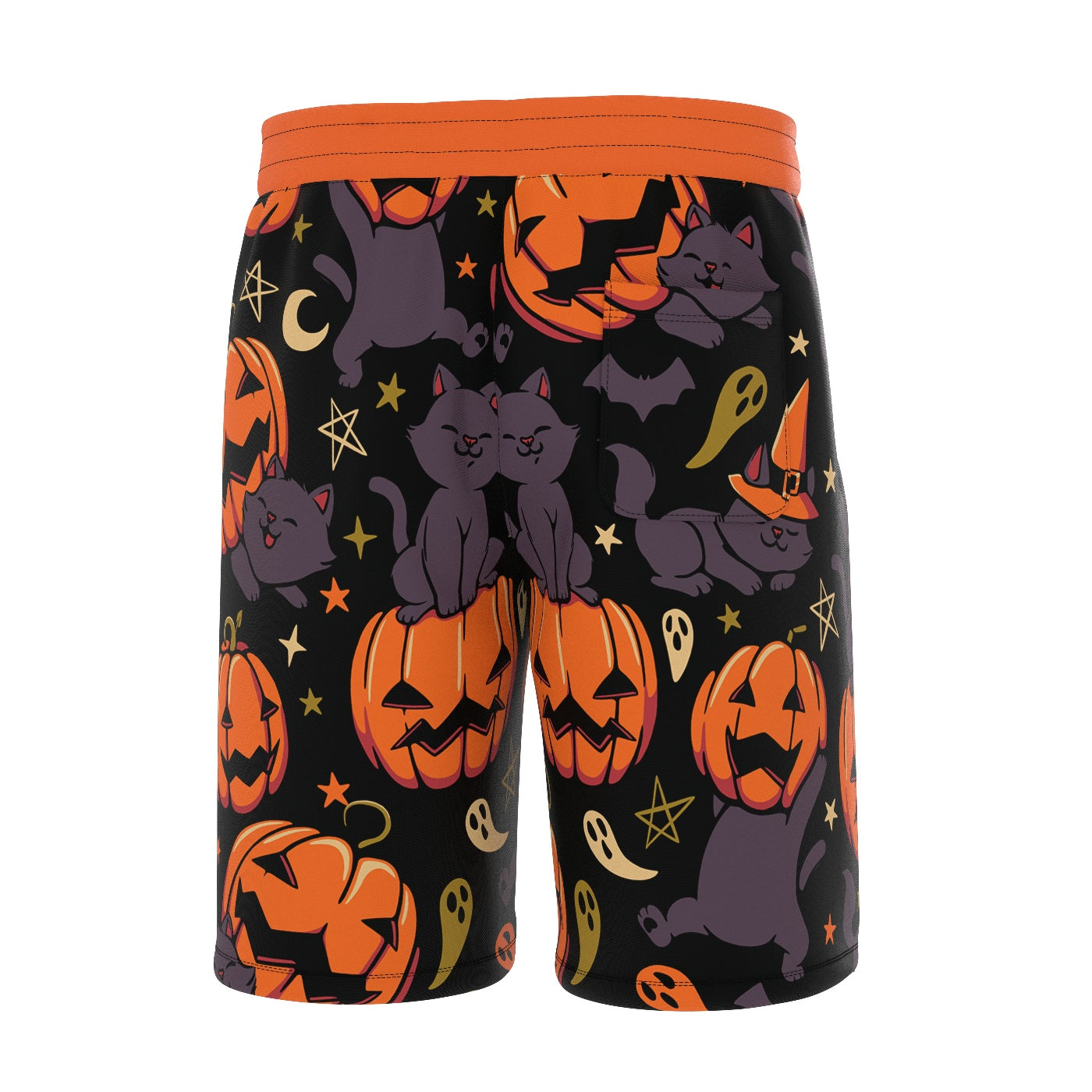 Pumpkin Field Cat Shorts