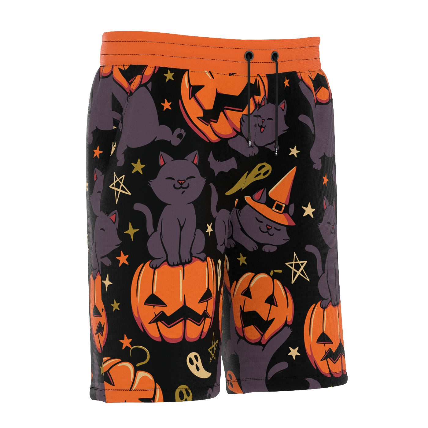 Pumpkin Field Cat Shorts