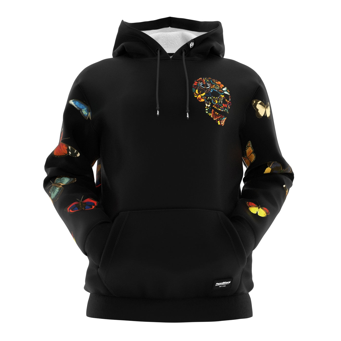 Butterfly sale skull hoodie