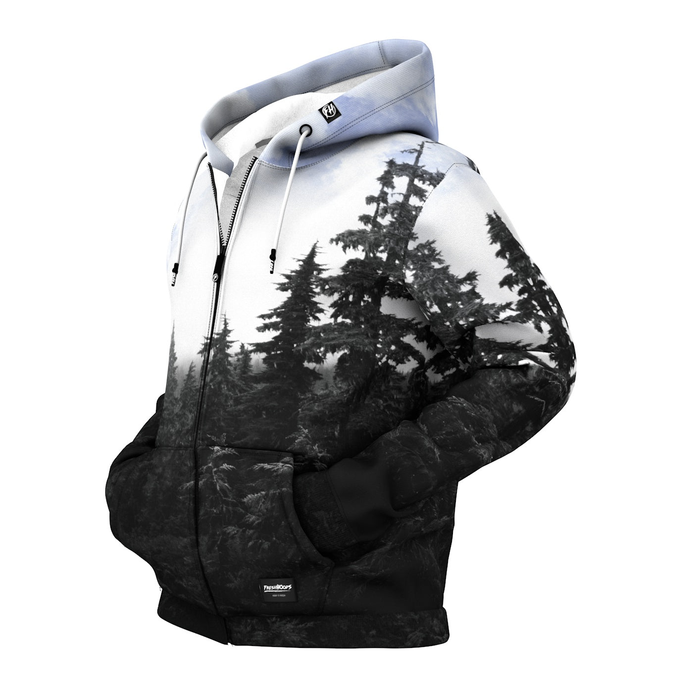In The Forest Zip Up Hoodie