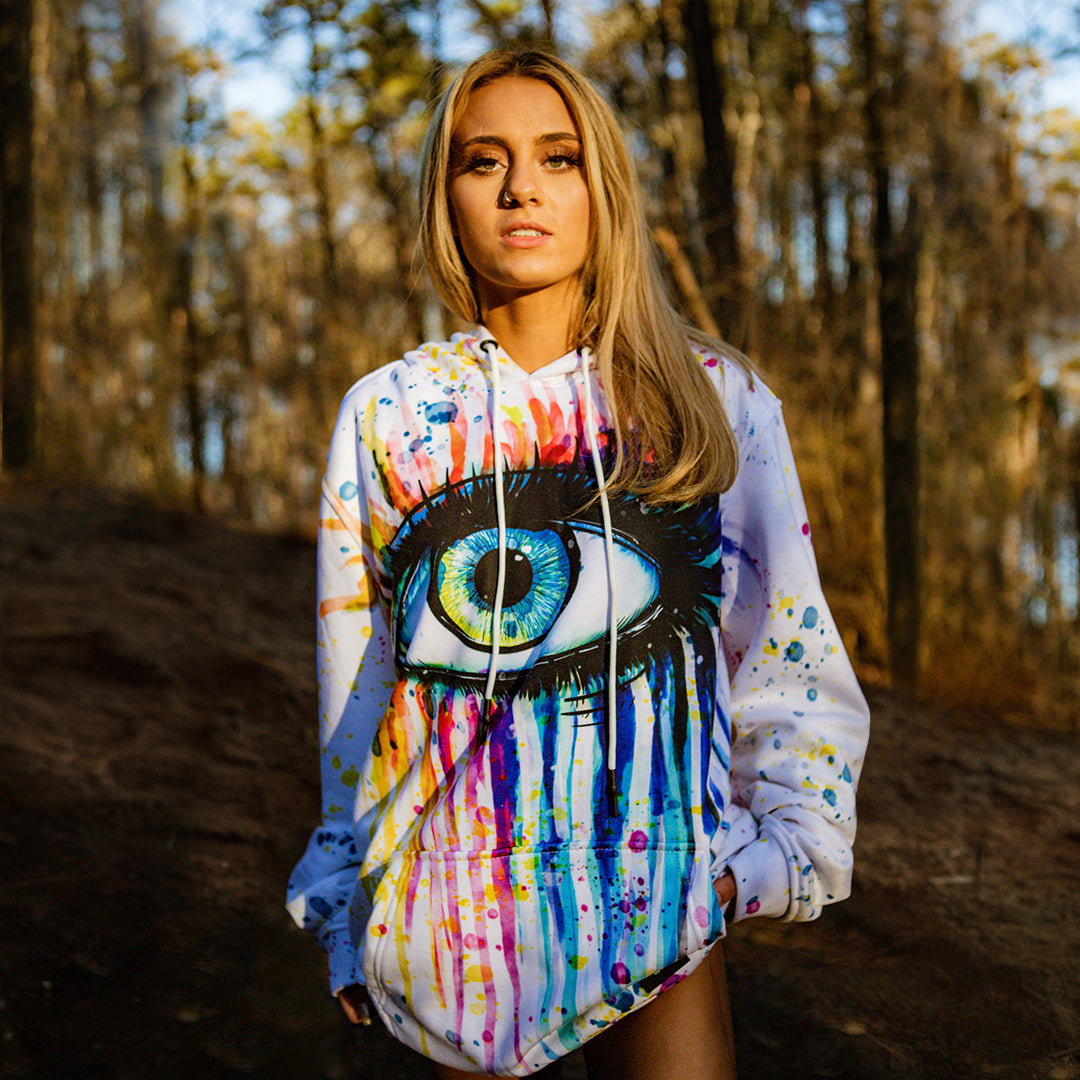 Watercolor Eye Hoodie