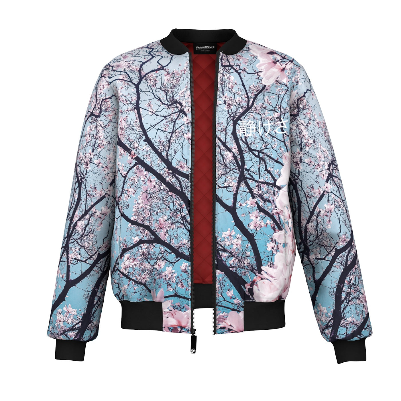Cherry Blossom Bomber Jacket - Main Image