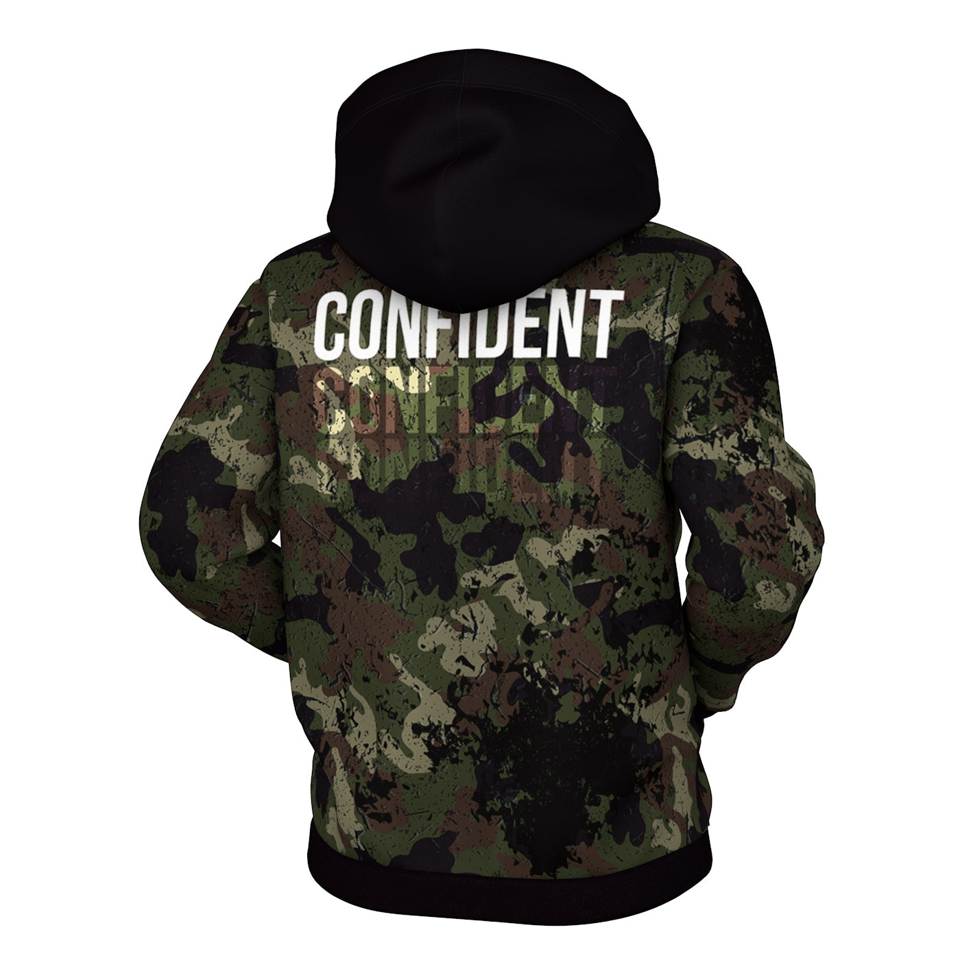 Confident Zip Up Hoodie