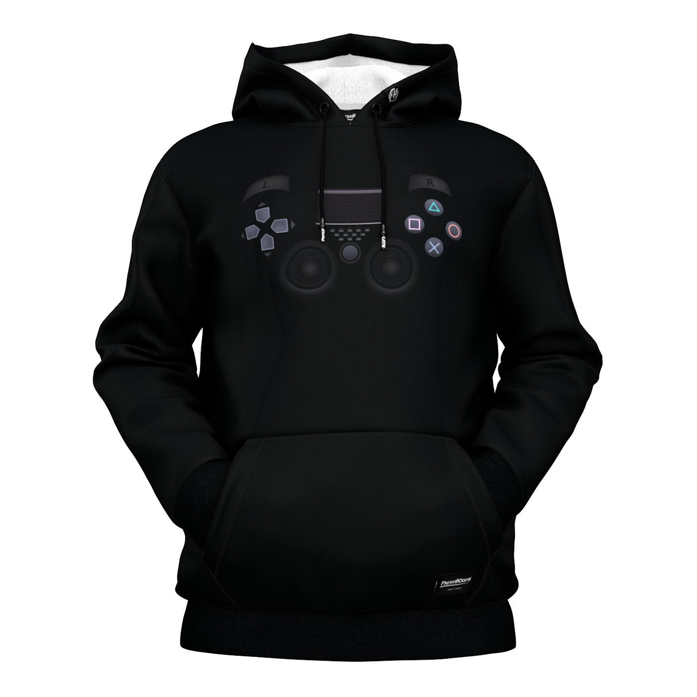 Black playstation online hoodie