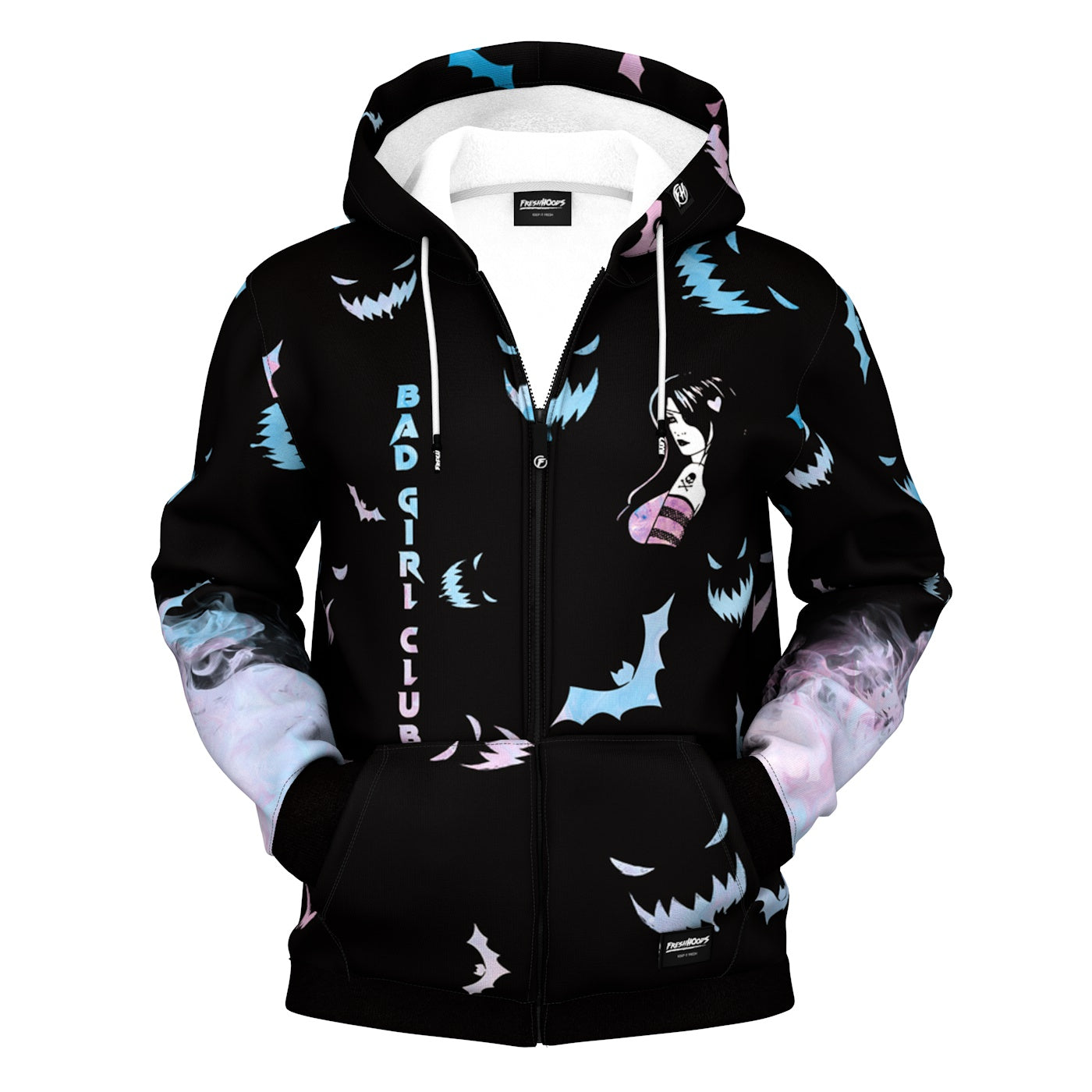 Demon Girl Zip Up Hoodie