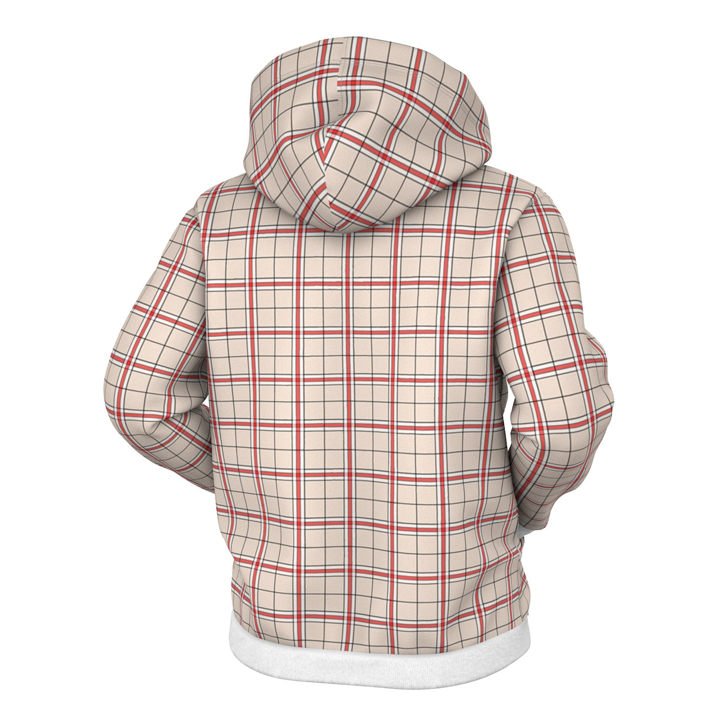 Fresh XPlaid Zip Up Hoodie