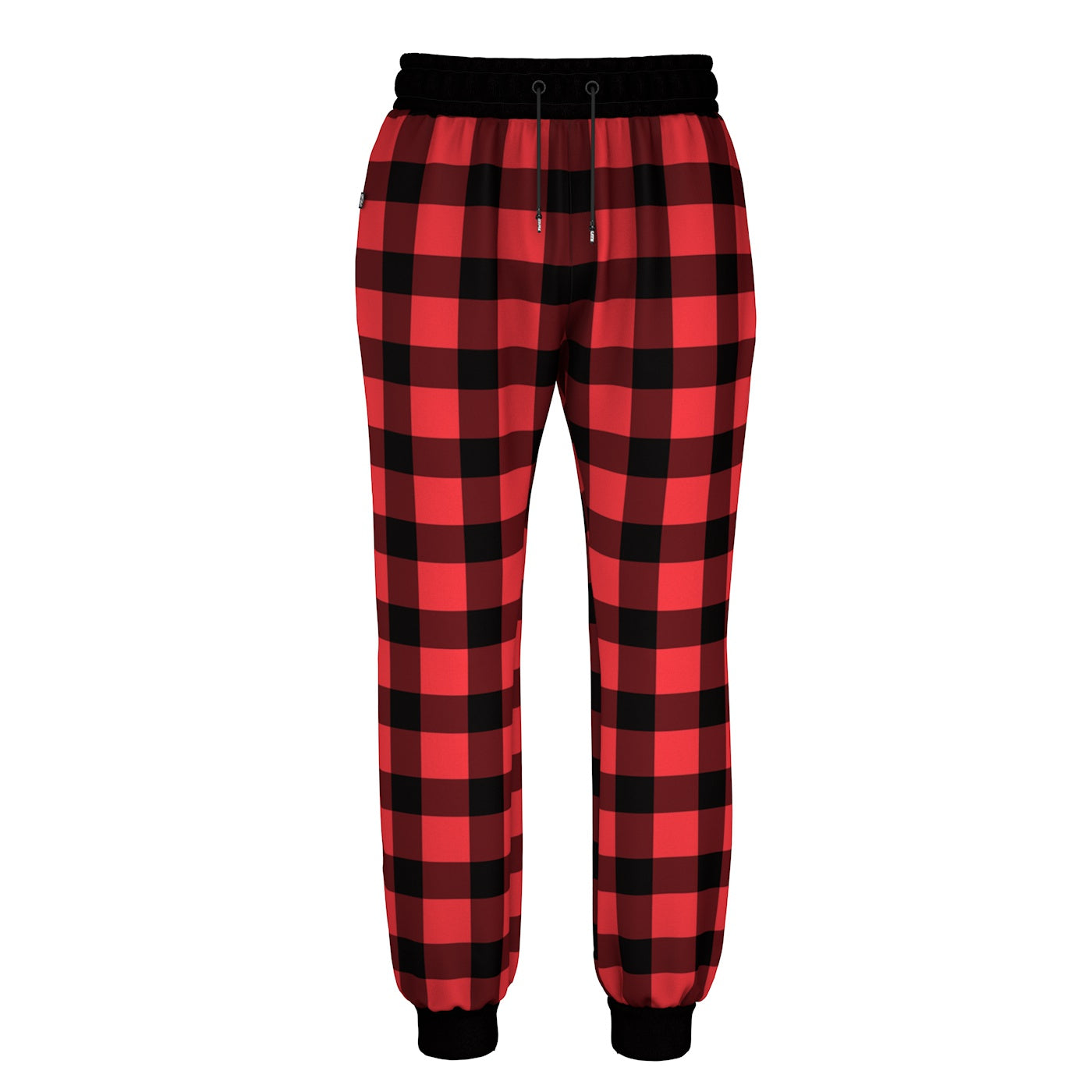 Black best sale plaid sweatpants