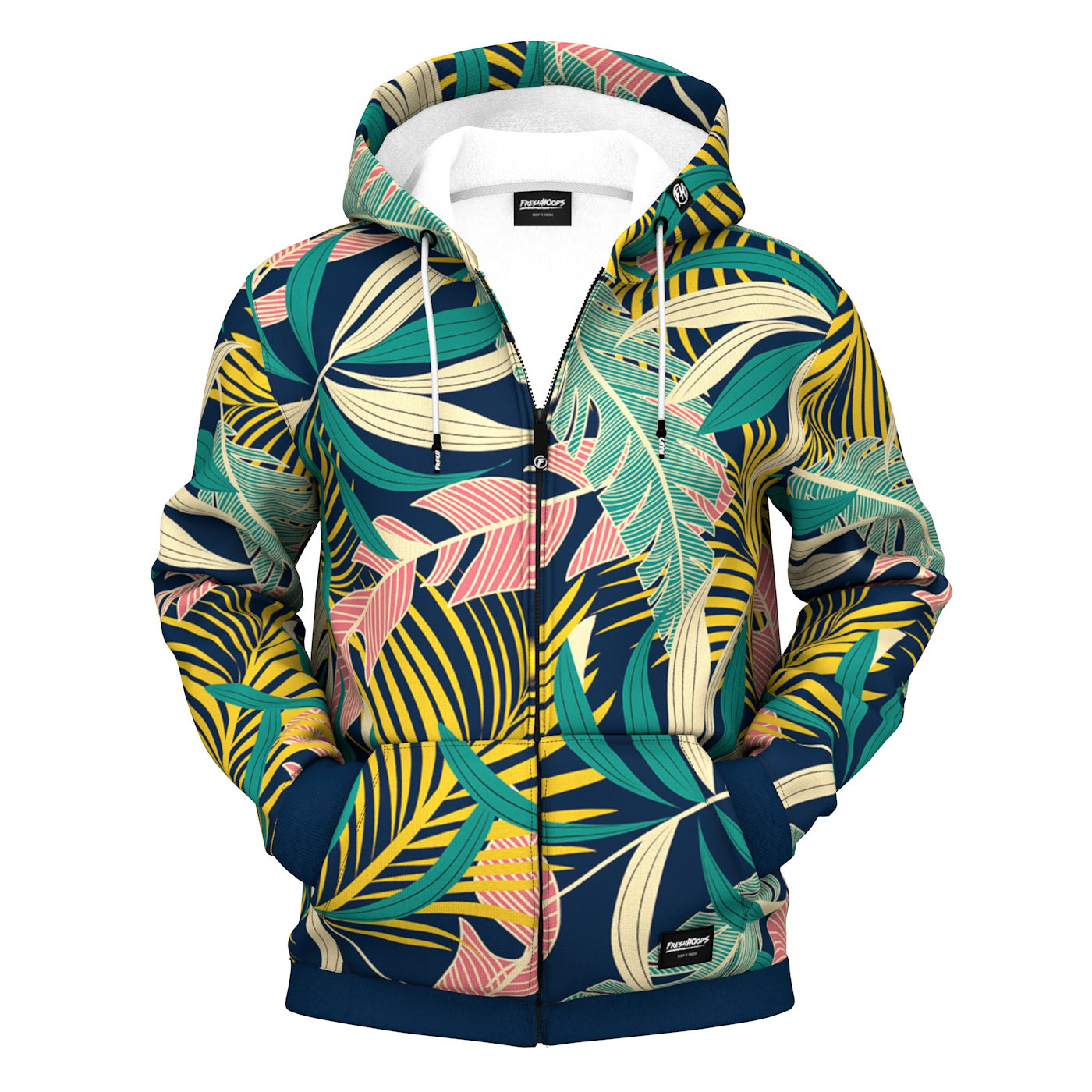 Hawaiian floral online hoodie