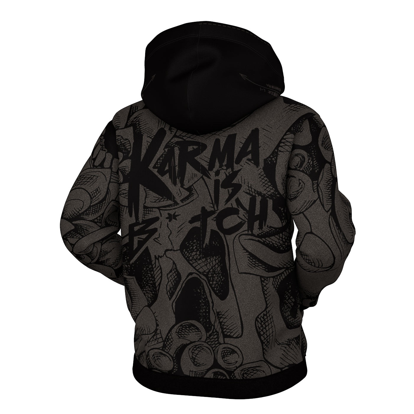 Karma Life Zip Up Hoodie