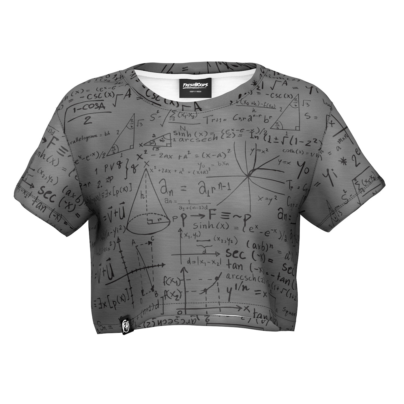 Math Crop Top