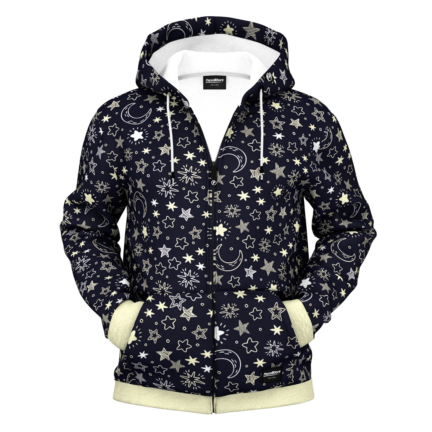 Mini Star Zip Up Hoodie