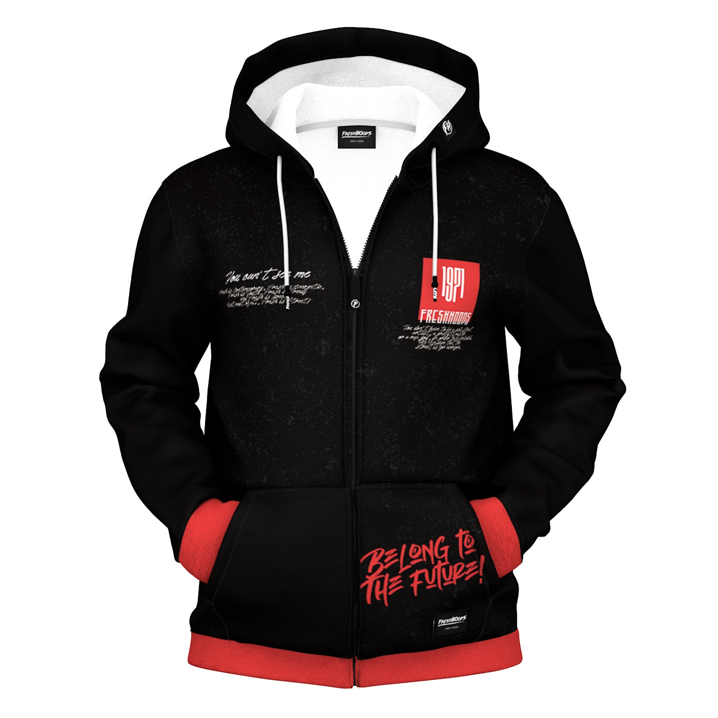 No Boundaries Zip Up Hoodie