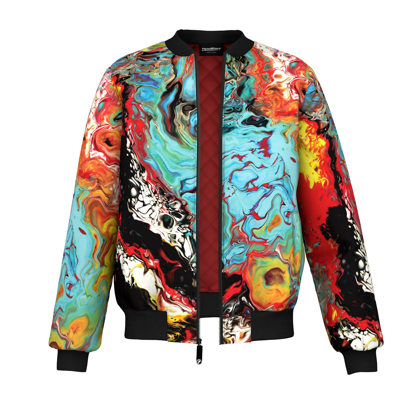 Oil Painting Bomber Jacket