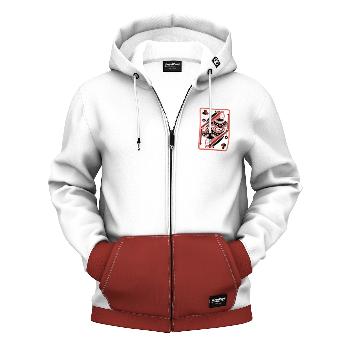 Queen Style 1 Zip Up Hoodie