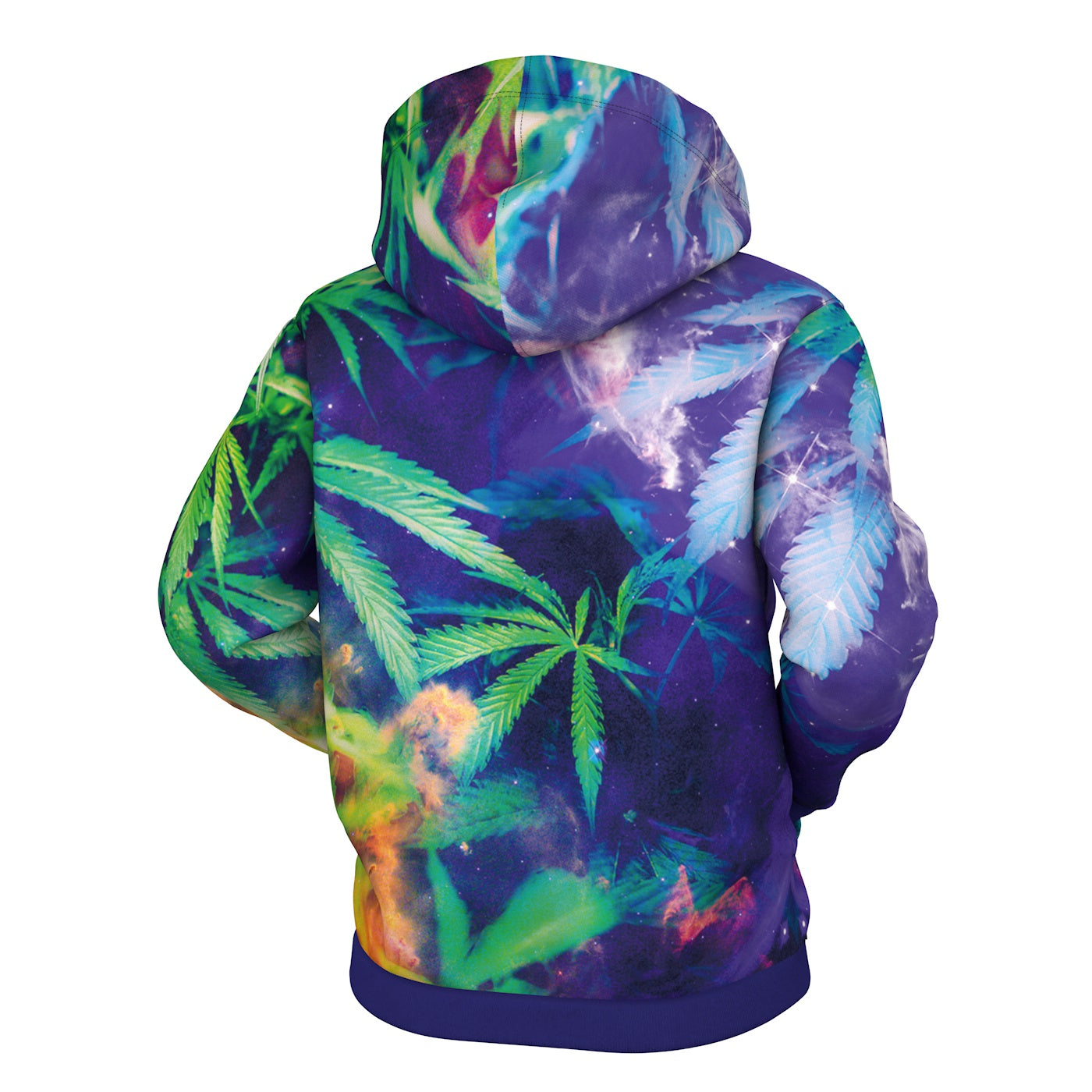 Stoner Galaxy Zip Up Hoodie