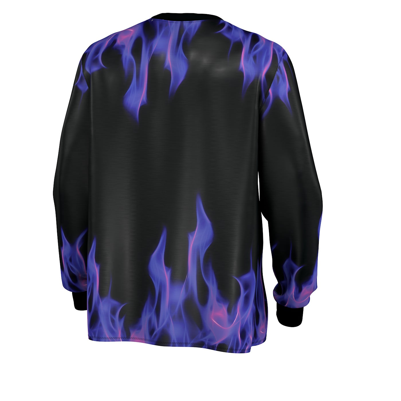 Purple Flame Long Sleeve Shirt