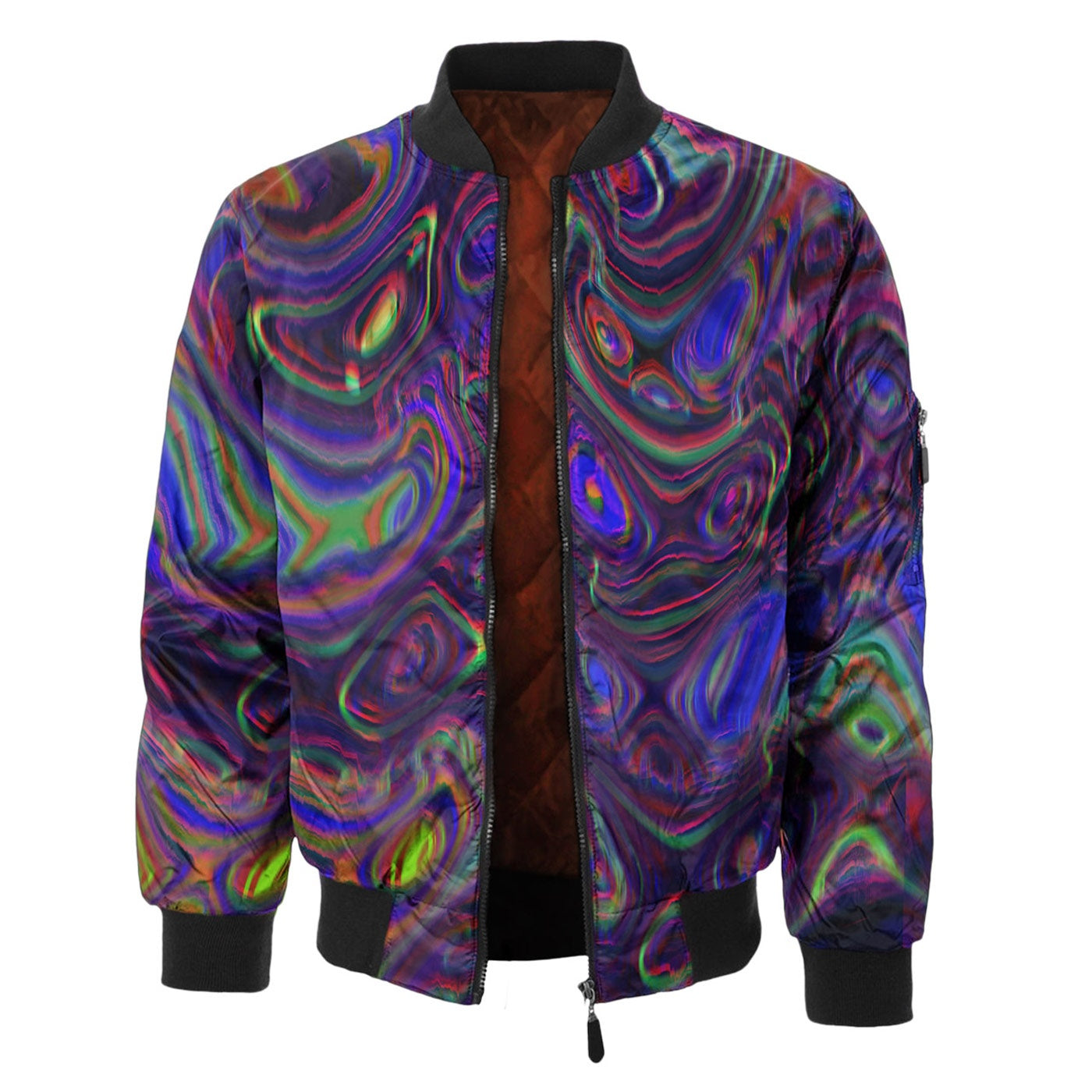 Iridescent bomber outlet jacket mens