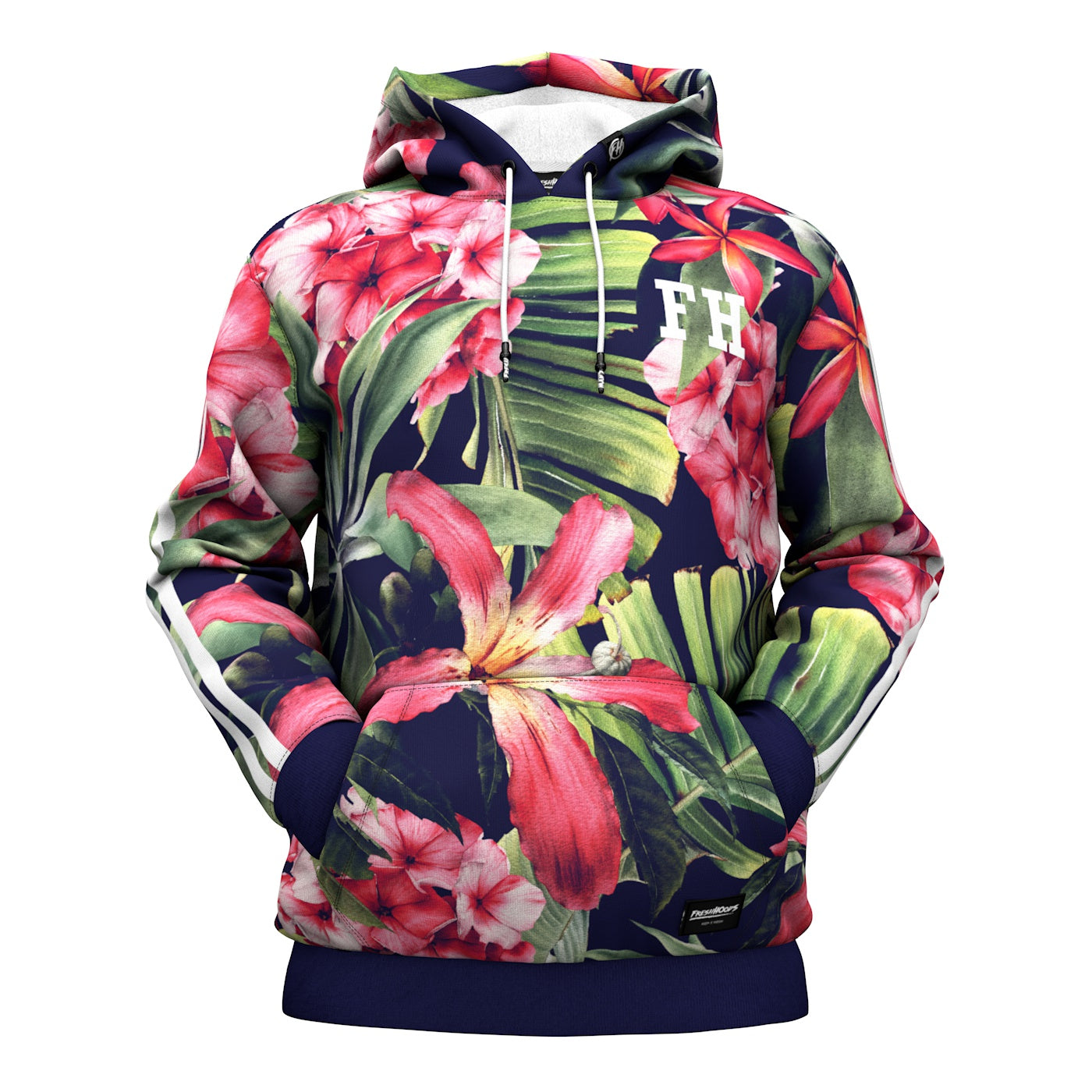 Floral on sale hoodie mens