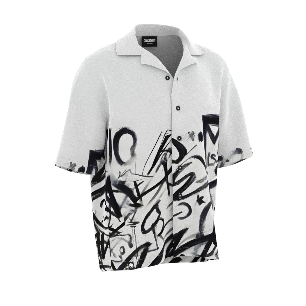 Pointless Chaos Oversized Button Shirt
