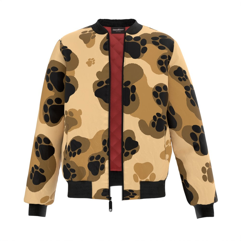 Leopard Bomber Jacket