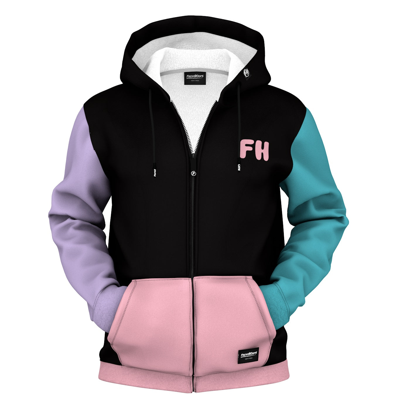 Crazy Right Zip Up Hoodie