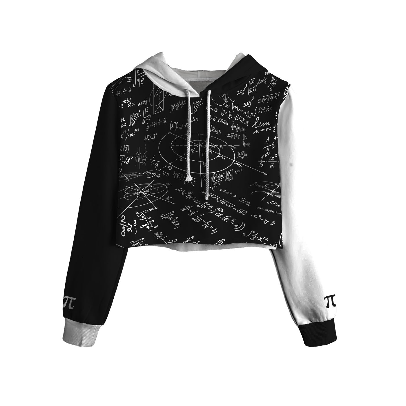 Equation Cropped Hoodie