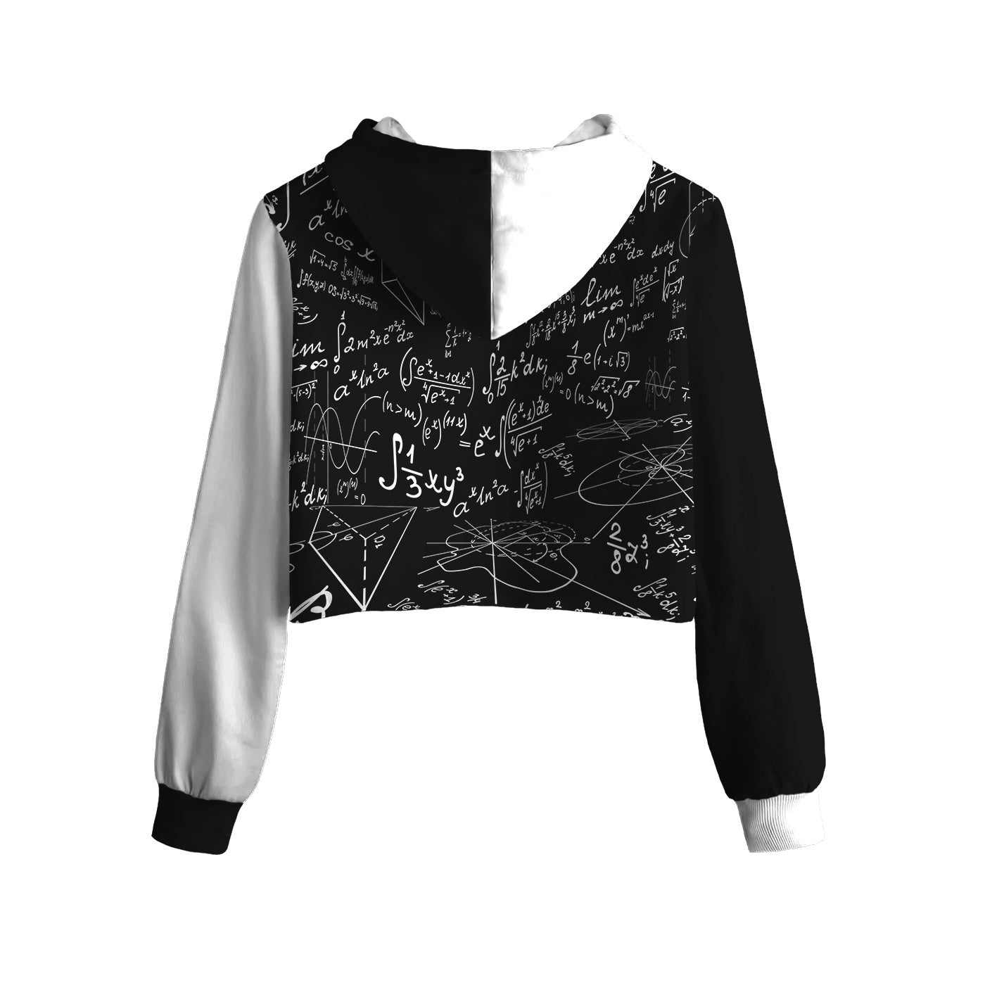 Equation Cropped Hoodie