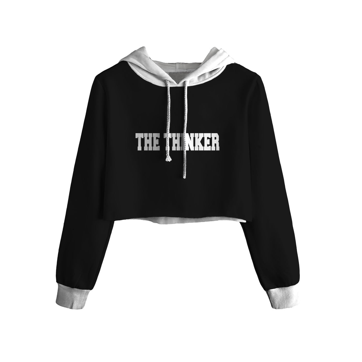 The Thinker Cropped Hoodie