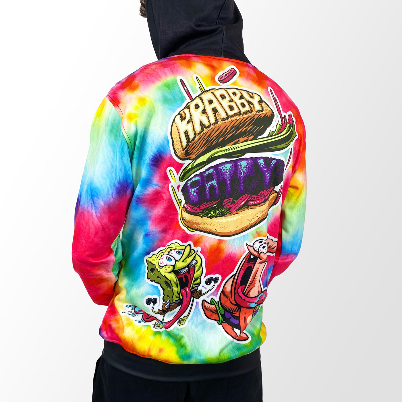 Spongebob tie dye discount hoodie