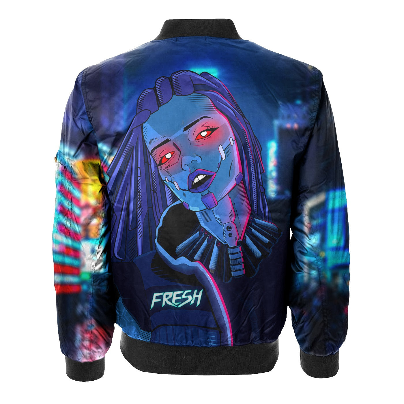 Retrowave on sale bomber jacket