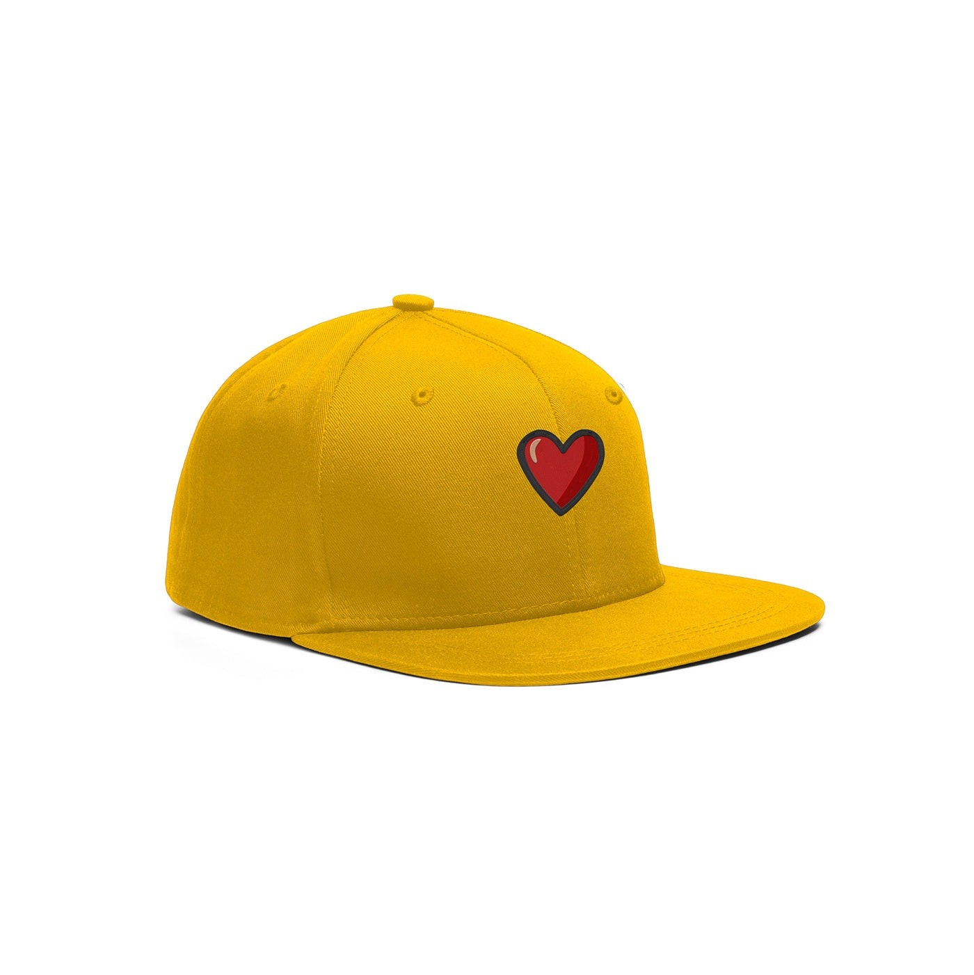 Embroidered Heart Cap