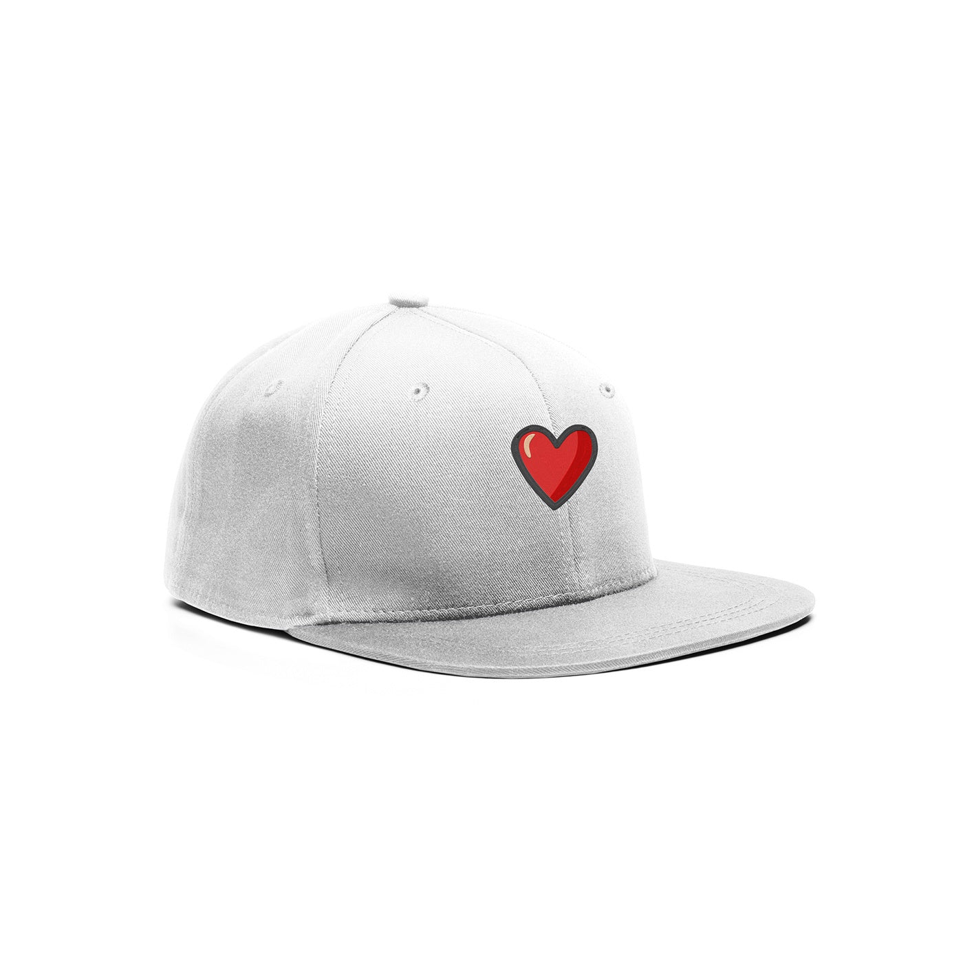 Embroidered Heart Cap