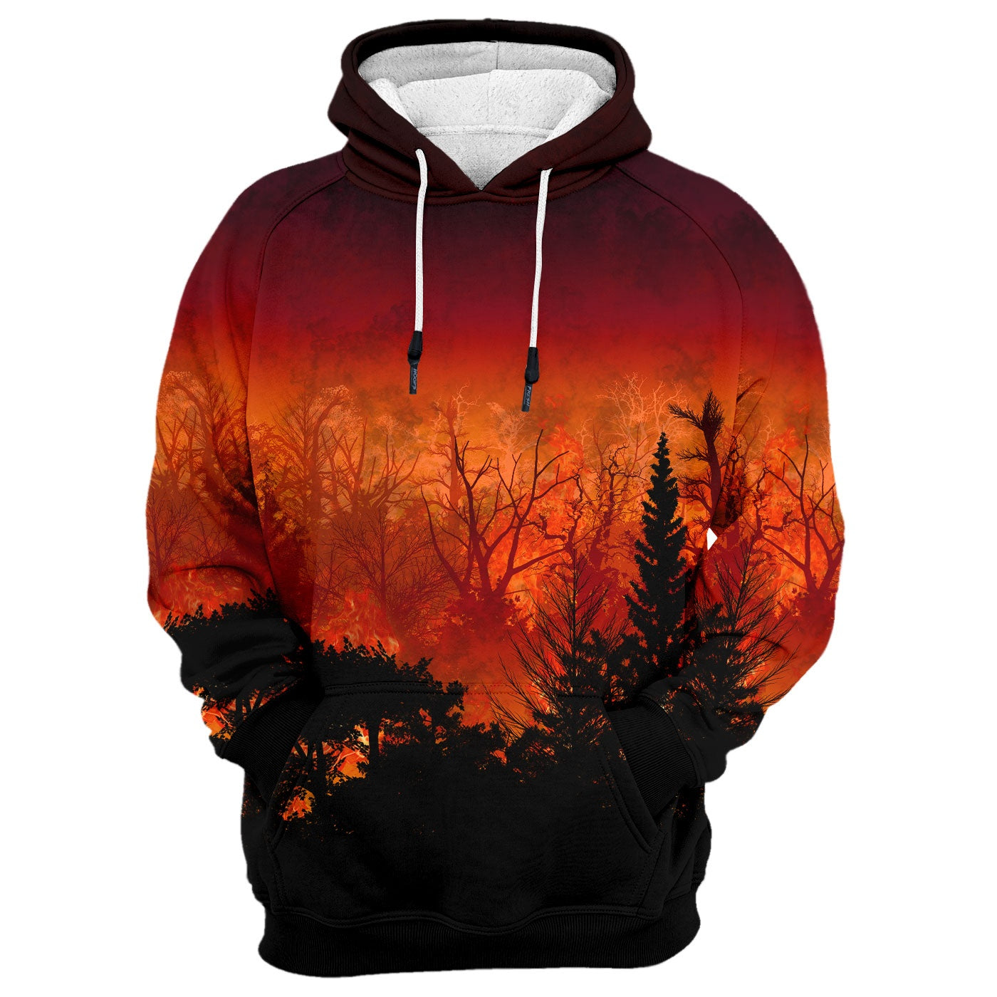 Forest In Flames Hoodie