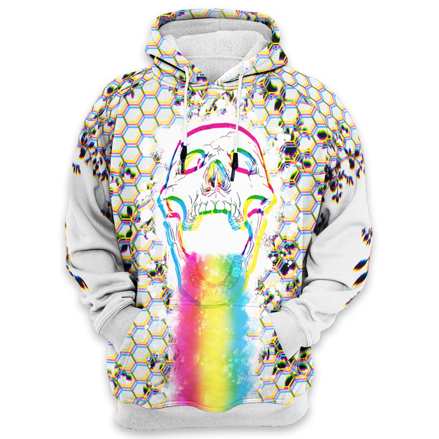 Rainbow Skull Hoodie