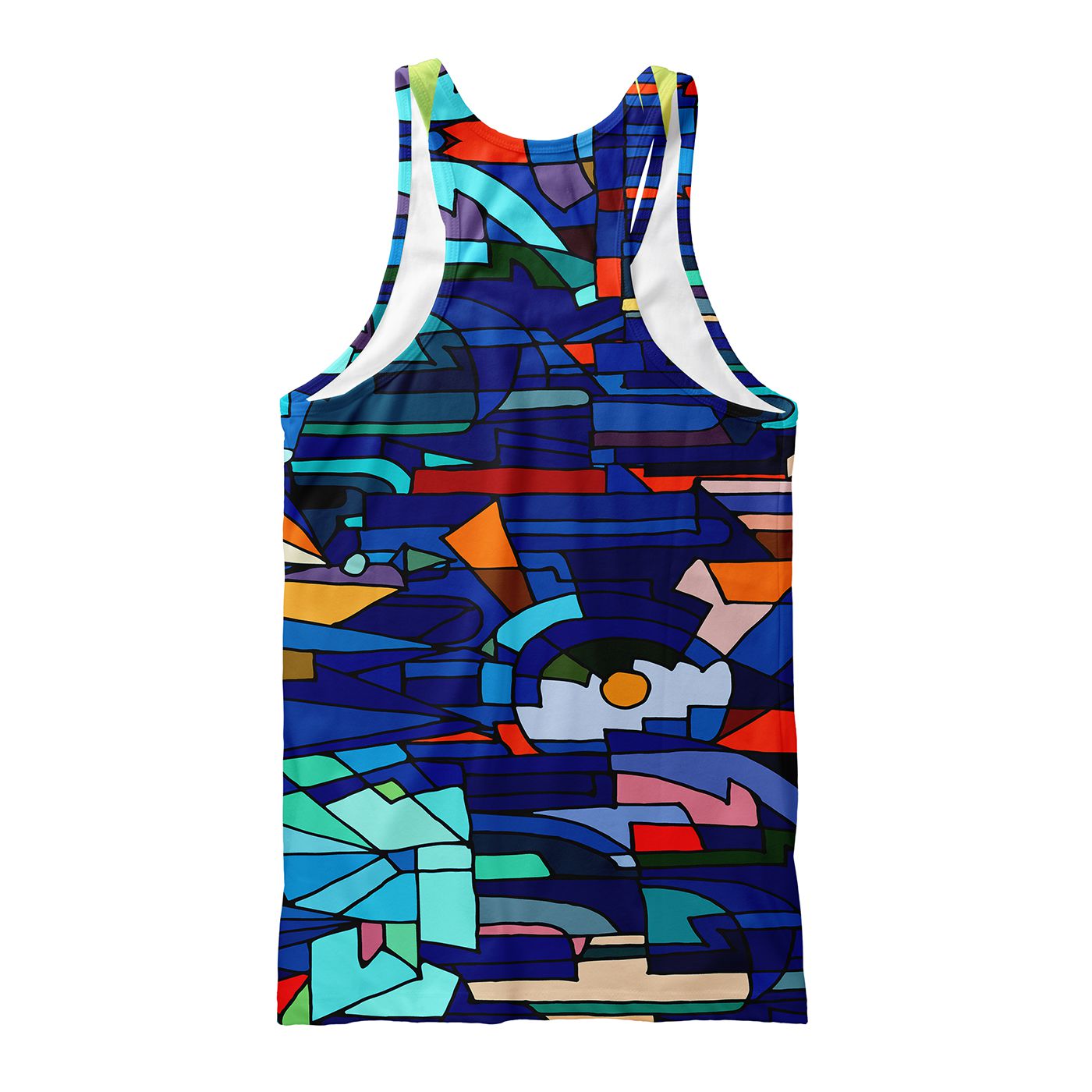 Abstract Mosaic Tank Top