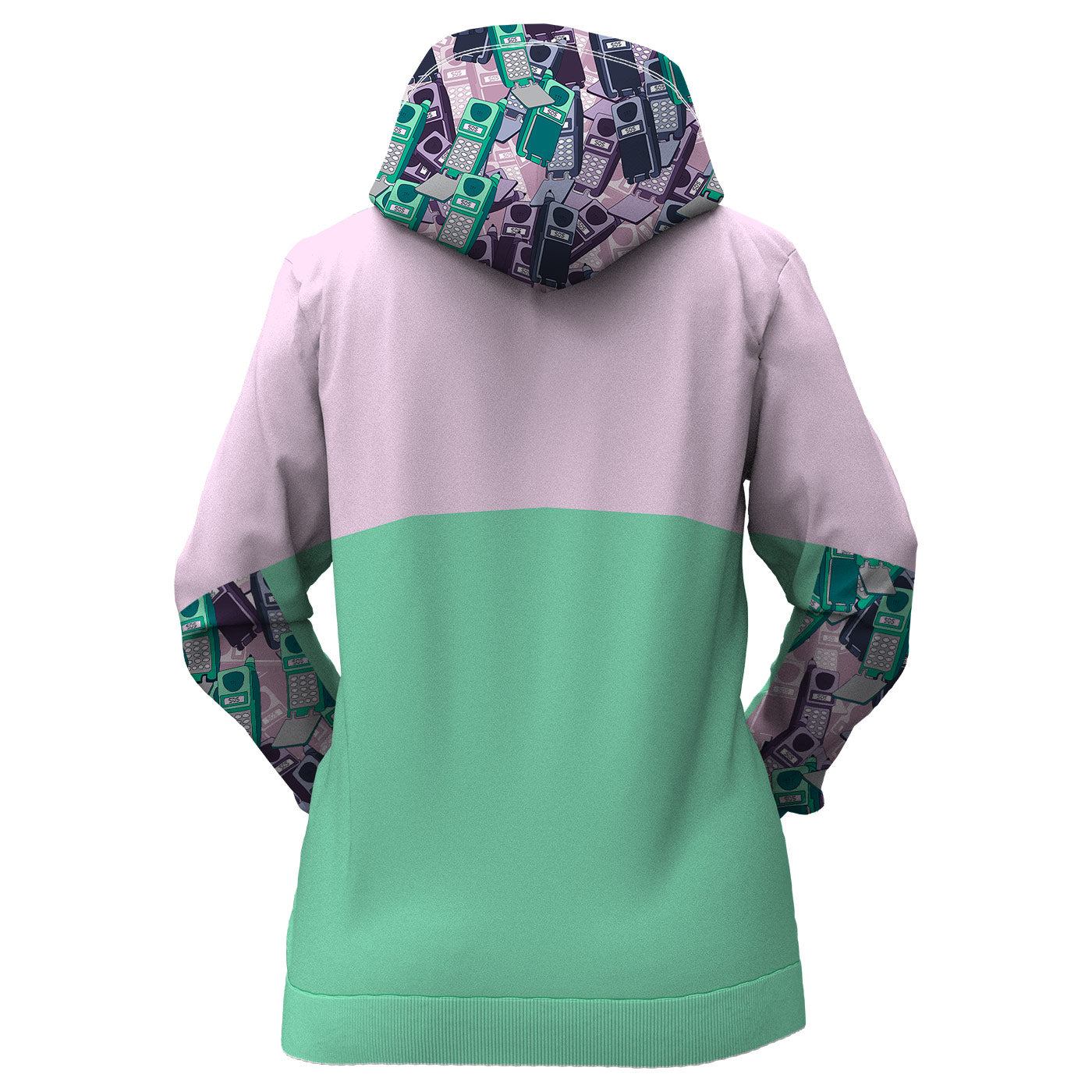 Throwback Phones Women Hoodie