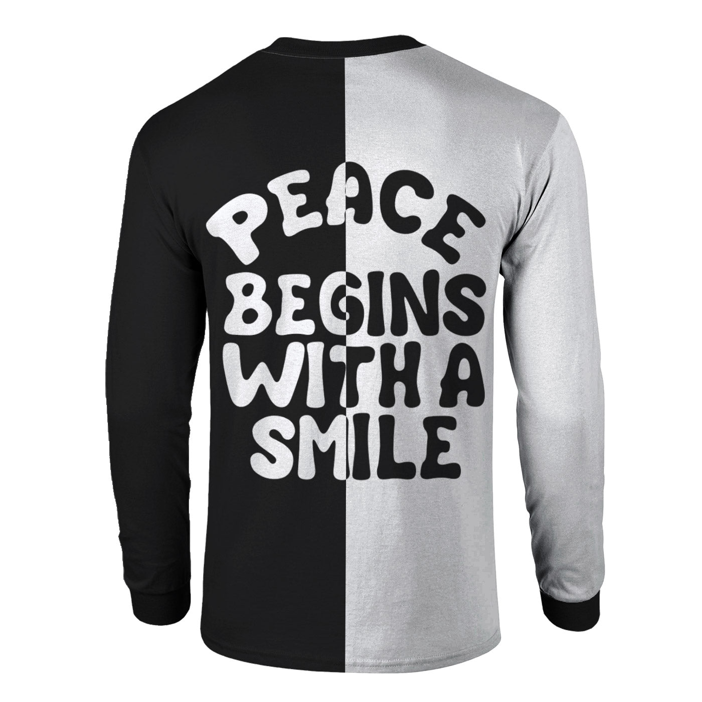 Peace Begins With A Smile Long Sleeve Shirt