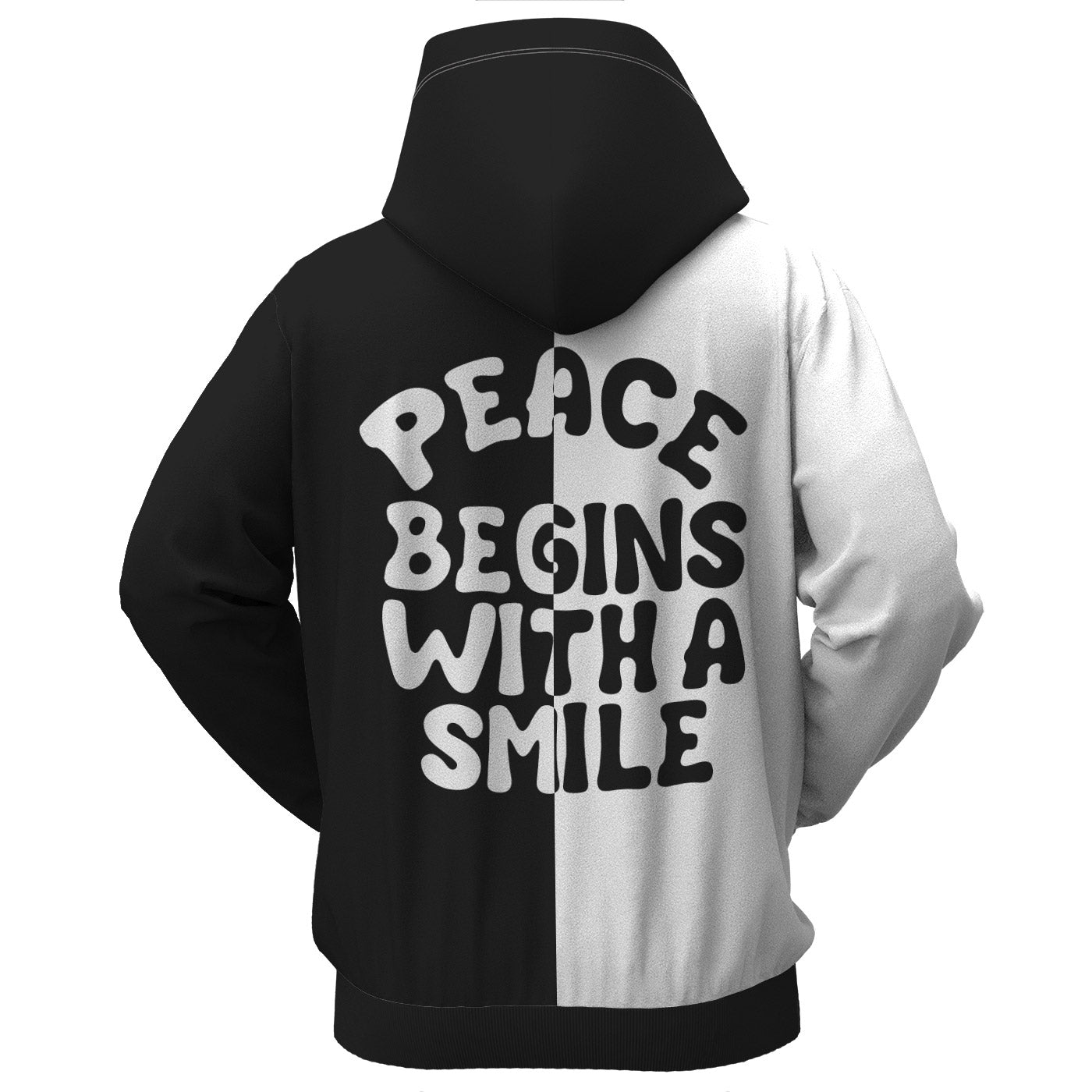 Peace Begins With A Smile Hoodie