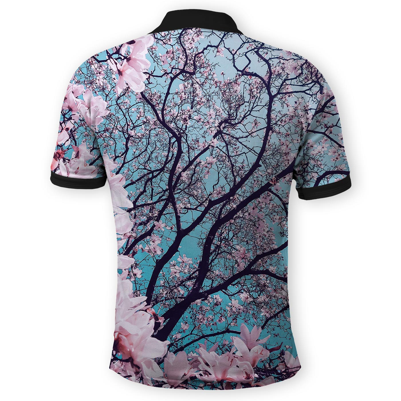 Cherry Blossom Polo Shirt