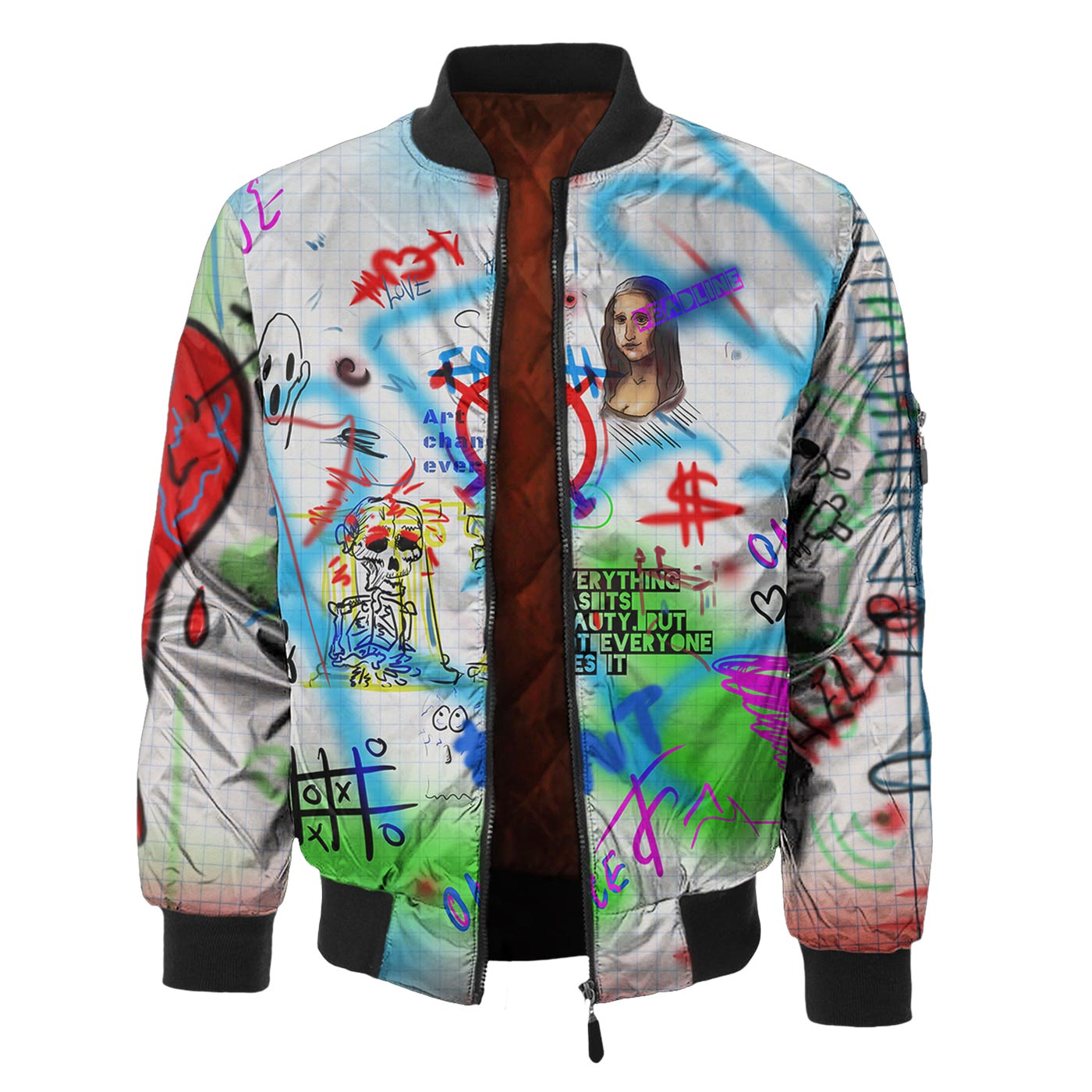 Wall Art Bomber Jacket