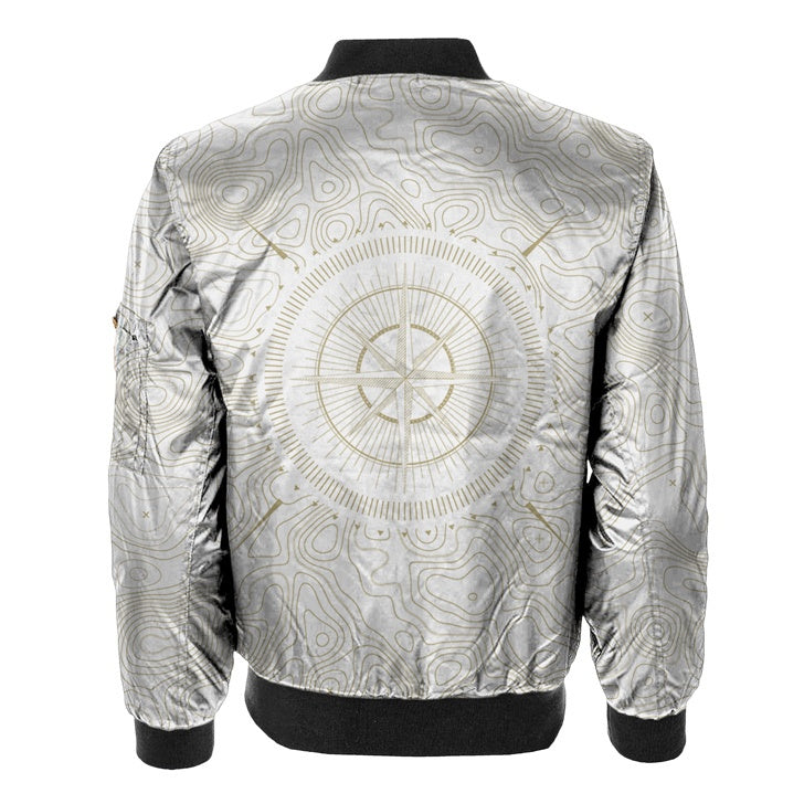 Geological Compass Bomber Jacket