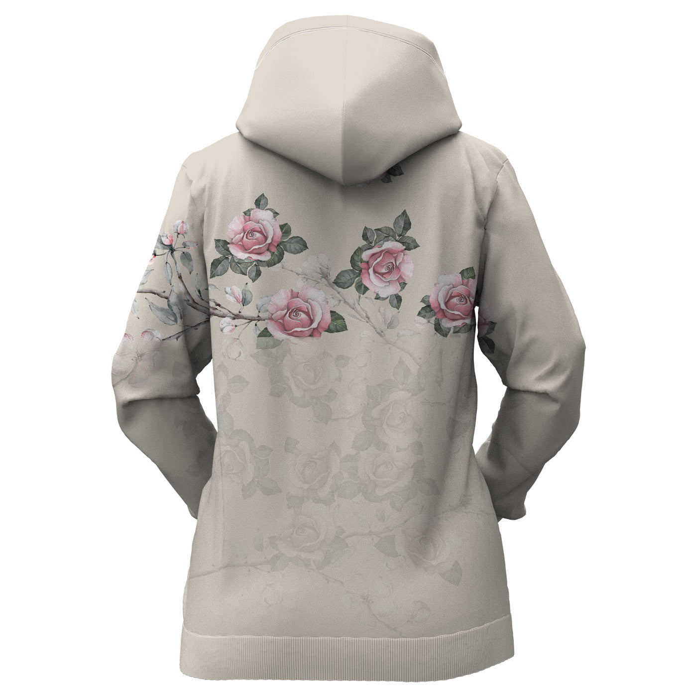 Ladies best sale floral hoodie